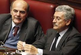 Pierluigi Bersani e Massimo D'Alema